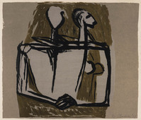 KG 1997 033
<br/>
Twee figuren
<br/>
<em>Elenbaas, Wally (1912-2008)</em>